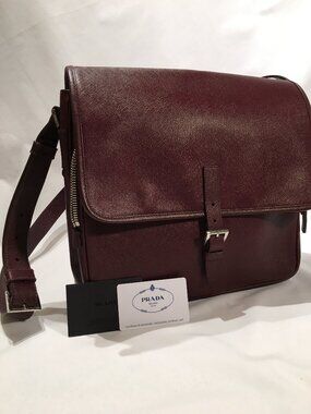 Prada Saffiano Travel/Satchel/Briefcase